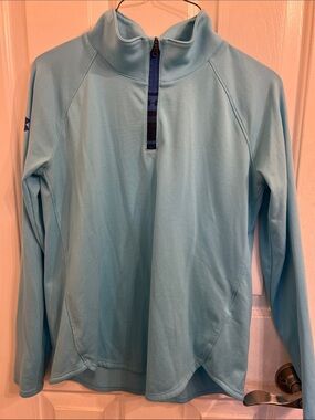 Under Armour Light Blue HeatGear Pullover